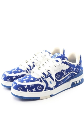 Louis Vuitton Pre-Owned 2023 Line Marine leather sneakers - Blue