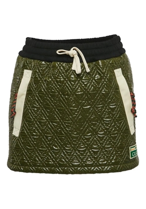 Gucci Pre-Owned 2024 quilted mini skirt - Green