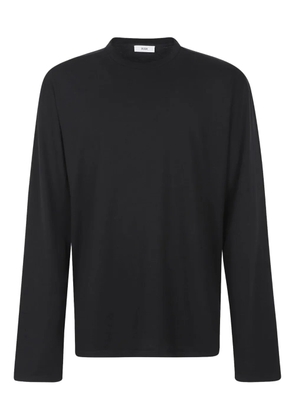 Rier long sleeves roundneck t-shirt - Black