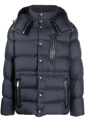 Moncler padded hooded jacket - Blue