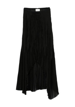 Forte Forte pleated asymmetric skirt - Black