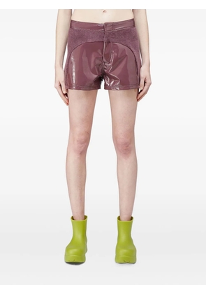 Maisie Wilen panel shorts - Red