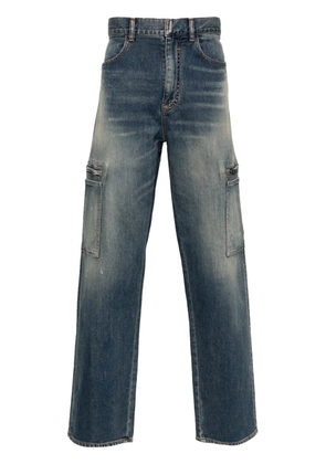 Givenchy straight-leg cargo jeans - Blue