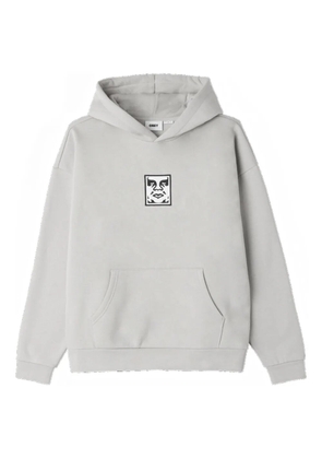 Obey graphic-print hoodie - Grey
