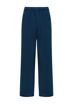 12 STOREEZ elasticated-waist cotton track pants - Blue