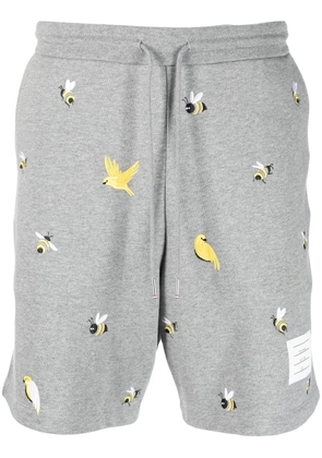 Thom Browne cartoon-print shorts - Grey