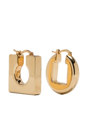 Jacquemus The Ronde Carre hoop earrings - Gold