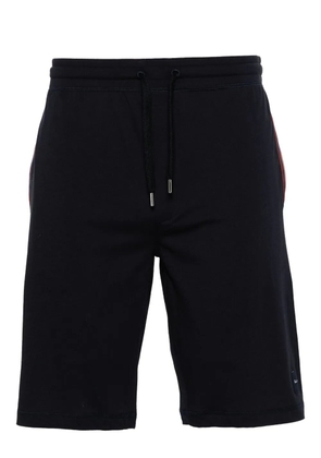 Paul Smith logo-patch jersey shorts - Blue