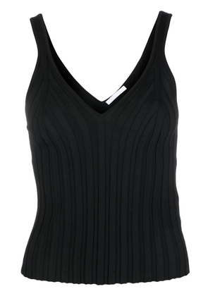 Helmut Lang Angela V-neck knitted top - Black