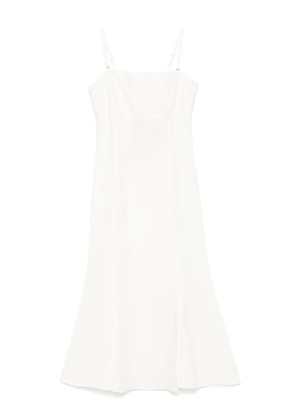 TWINSET bustier midi dress - White