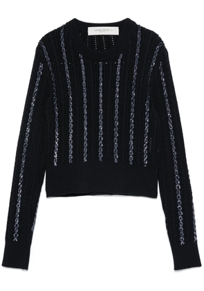 Golden Goose sequin-detailing sweater - Blue
