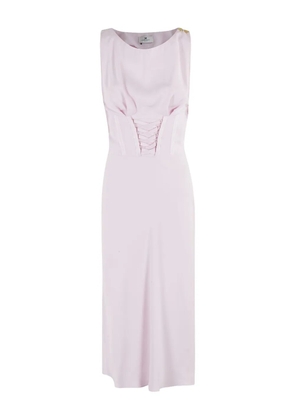 Elisabetta Franchi corset midi dress - Pink