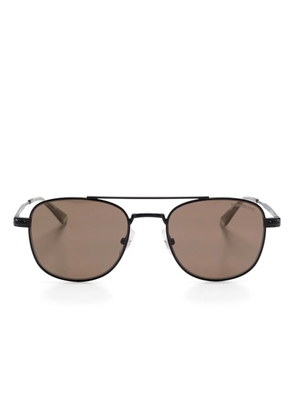 Montblanc pilot-frame sunglasses - Black