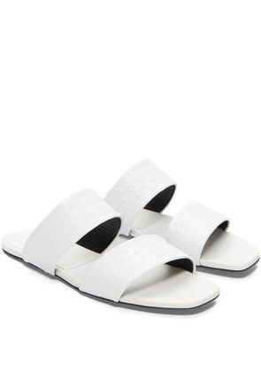 LouLou de Saison Jako textured-effect sandals - White