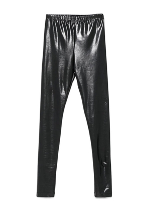 Junya Watanabe faux-leather leggings - Black