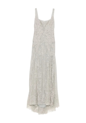 Costarellos lace-embellished sleeveless maxi dress - Grey