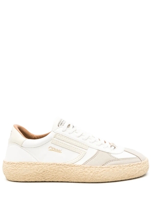 Puraai logo-print sneakers - White