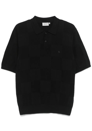 Carhartt WIP Checker polo shirt - Black