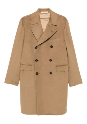 Tagliatore double-breasted pocket coat - Brown