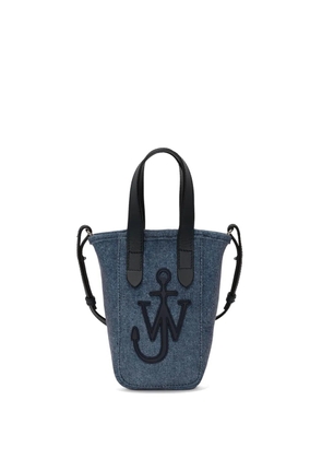 JW Anderson mini Belt denim tote bag - Blue