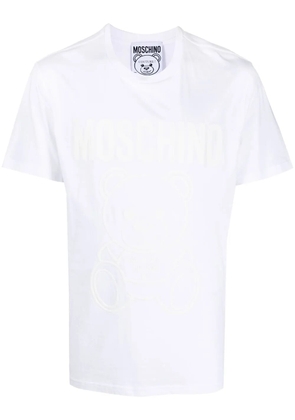 Moschino logo-print cotton T-Shirt - White
