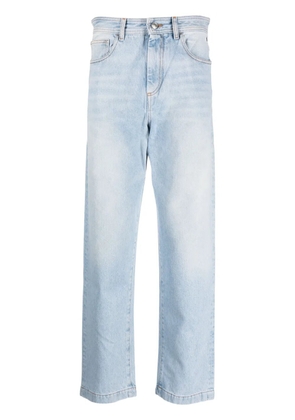 GCDS Graffiti wide-leg jeans - Blue