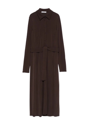 Max Mara Tortona belted dress - Brown