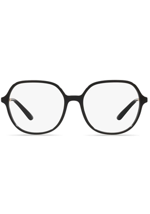 Dolce & Gabbana Eyewear logo-plaque glasses - Black