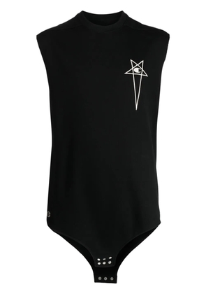 Rick Owens X Champion logo-embroidered cotton tank top - Black