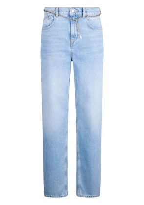 LIU JO high-rise straight-leg jeans - Blue