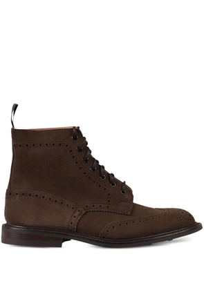 Tricker's Stow leather biker boots - Brown