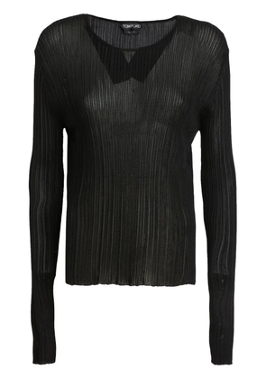 TOM FORD crew-neck jumper - Black