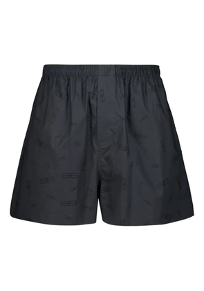 Balenciaga logo-print shorts - Grey