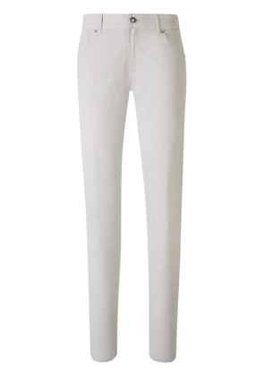 Marco Pescarolo slim-fit jeans - White