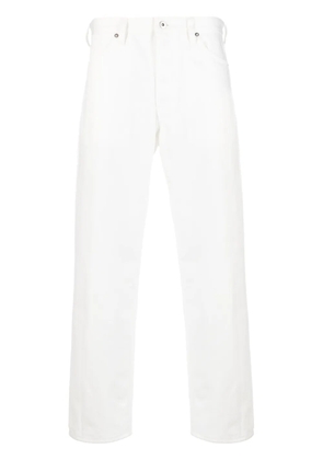 Jil Sander straight-leg cotton jeans - White