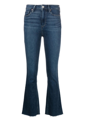 PAIGE Claudine raw cut-hem jeans - Blue