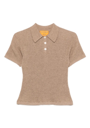 Guest In Residence cashmere polo shirt - Brown