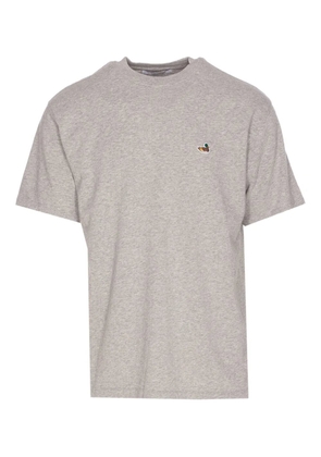 Edmmond Studios patch-logo crew-neck T-shirt - Grey
