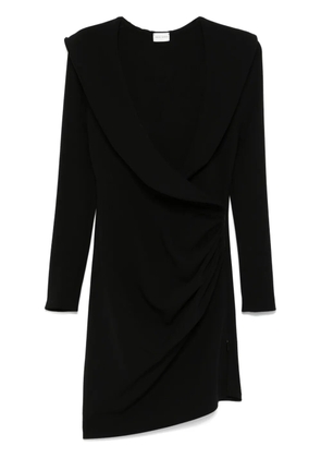 Magda Butrym wrap-design mini dress - Black