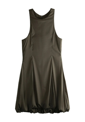 Amomento gathered midi dress - Brown