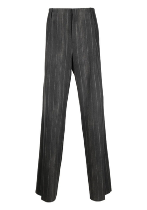 Versace striped tailored trousers - Grey