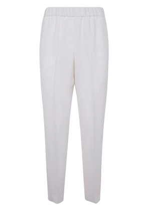 Peserico pleat-detail trousers - White