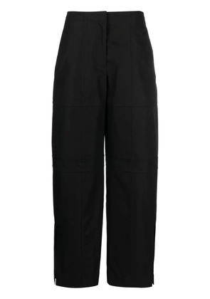 Jil Sander panelled straight-leg cut trousers - Black