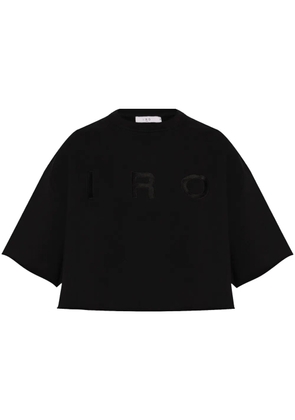 IRO Linda logo-print cotton T-shirt - Black