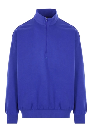 adidas basketball-logo printed sweatshirt - Blue