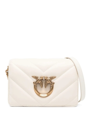 PINKO mini Love Click crossbody bag - Neutrals