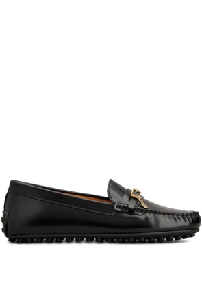 Tod's leather loafers - Black