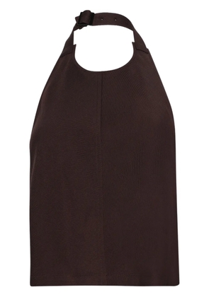 WARDROBE.NYC backless halter top - Brown