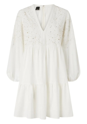 PINKO v-neck dress - White