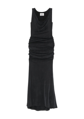 Vivienne Westwood Liz cowl-neck gathered maxi dress - Grey